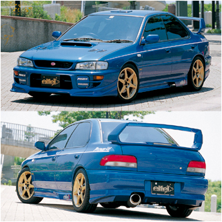 BD1700015 - Rare Brand New special ordered Prova full 4pcs body kit for 93-01 Impreza.